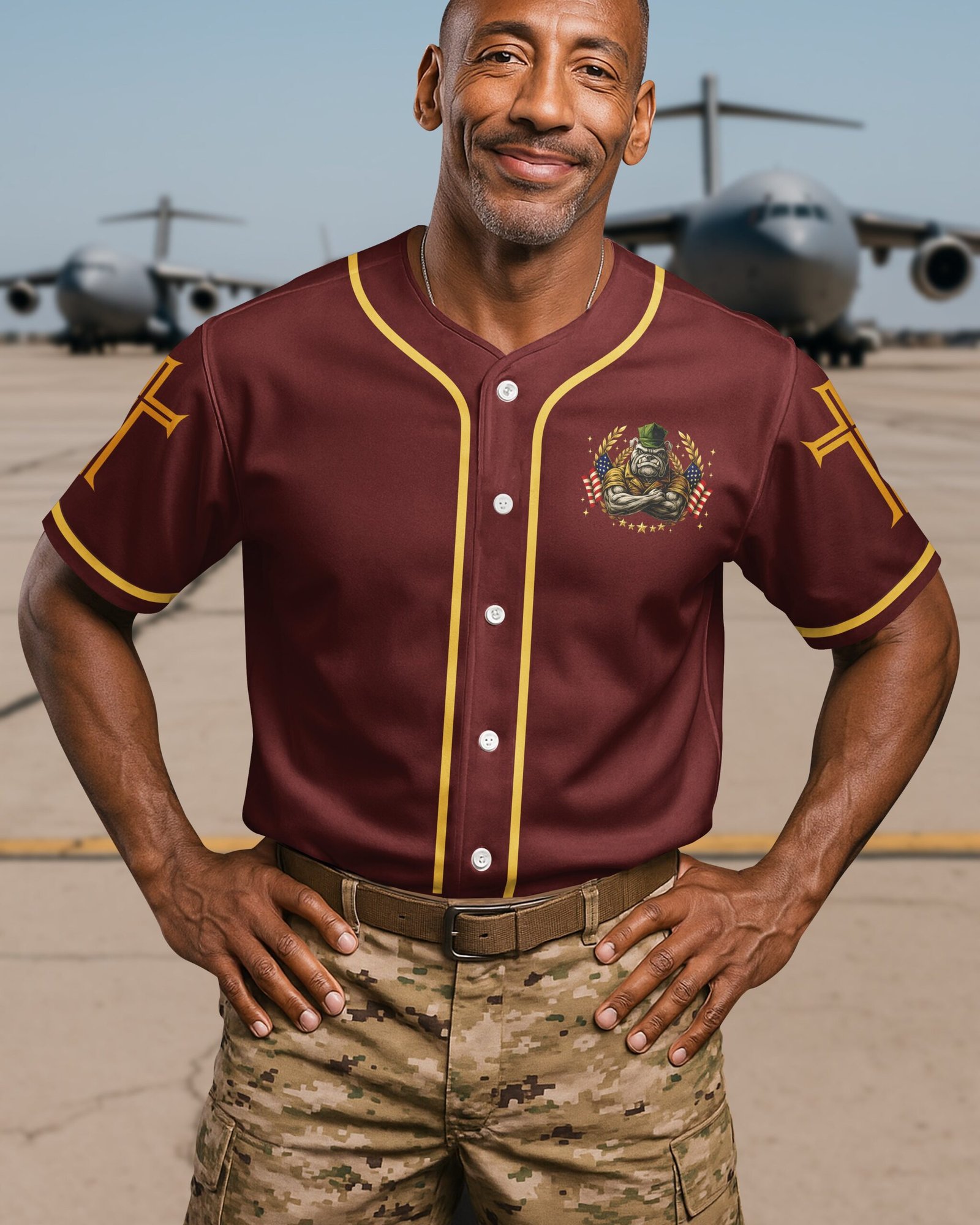 Once A Marine By Duty Forever A Warrior Of Christ By Faith Jersey - Image 6